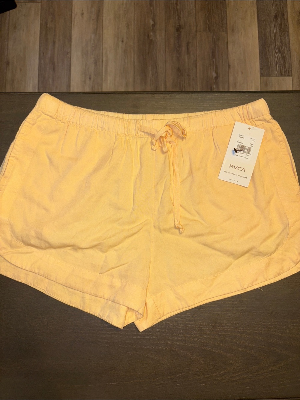 RVCA Women's Peach Pull-On Athletic Shorts